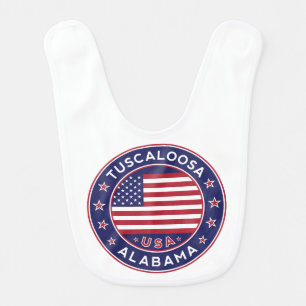 Tuscaloosa, Alabama Baby Bib