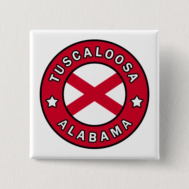 Tuscaloosa Alabama Button (Front)