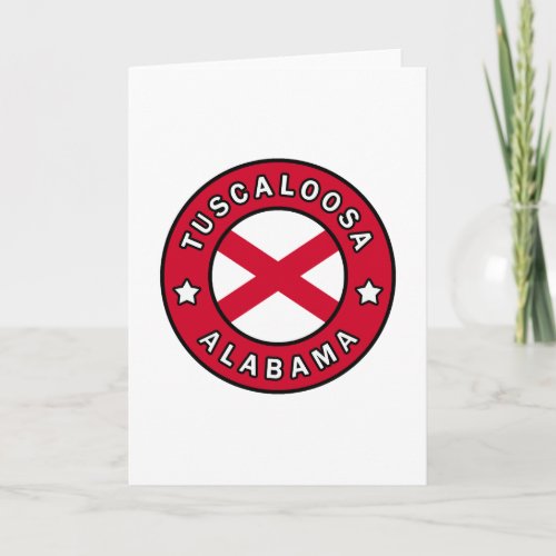 Tuscaloosa Alabama Card