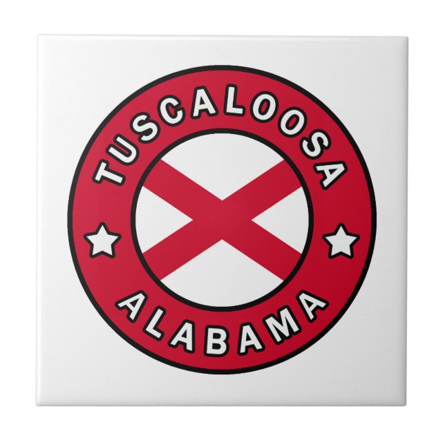 Tuscaloosa Alabama Ceramic Tile (Front)