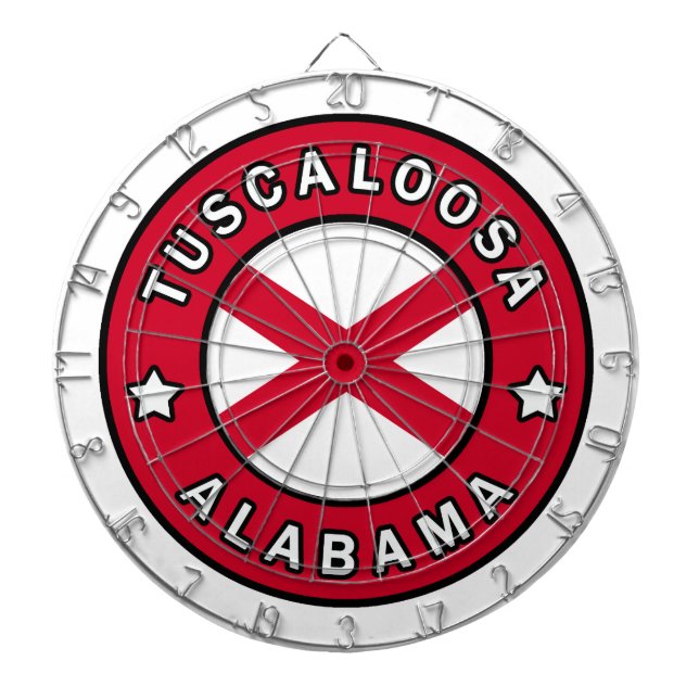 Tuscaloosa Alabama Dart Board (Front)