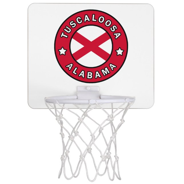 Tuscaloosa Alabama Mini Basketball Hoop (Front)