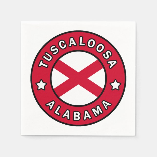 Tuscaloosa Alabama Napkins (Front)