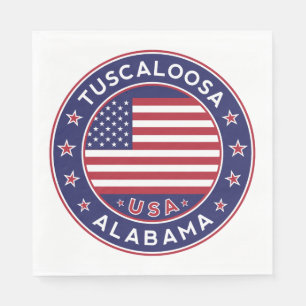Tuscaloosa, Alabama Napkins
