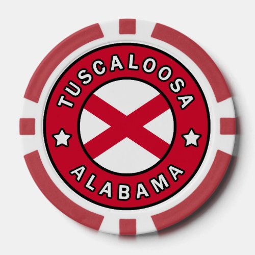 Tuscaloosa Alabama Poker Chips
