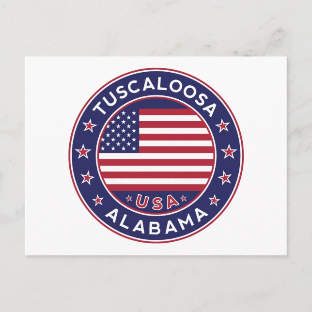 Tuscaloosa, Alabama Postcard (Front)