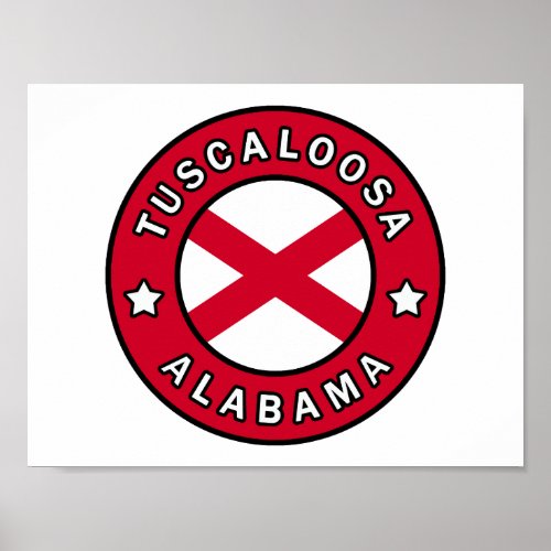 Tuscaloosa Alabama Poster