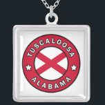 Tuscaloosa Alabama Silver Plated Necklace<br><div class="desc">Tuscaloosa Alabama</div>