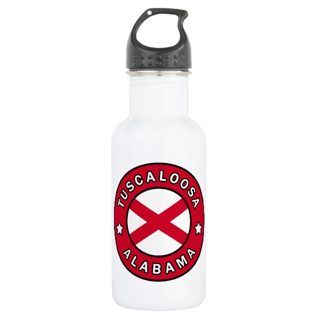 Tuscaloosa Alabama Stainless Steel Water Bottle (Front)