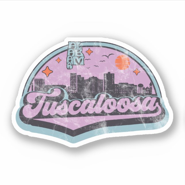 Tuscaloosa, Alabama Sticker (Front)