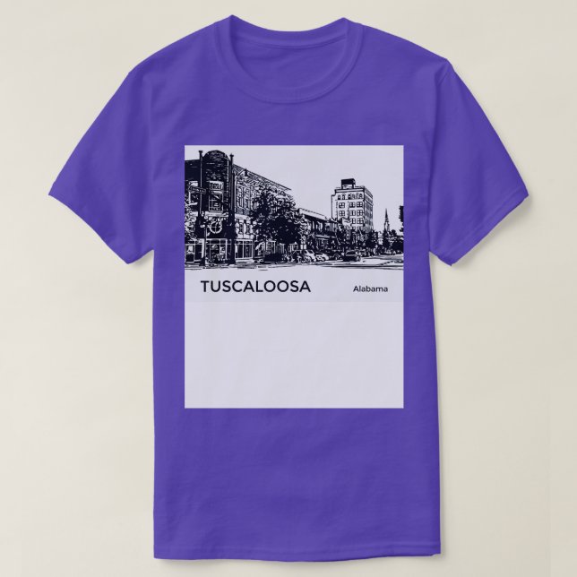 Tuscaloosa Alabama TShirt 1 (Design Front)
