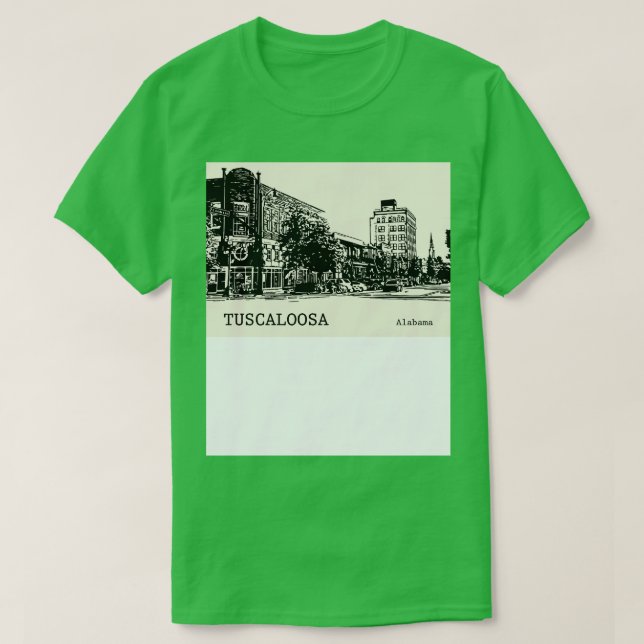 Tuscaloosa Alabama TShirt 2 (Design Front)