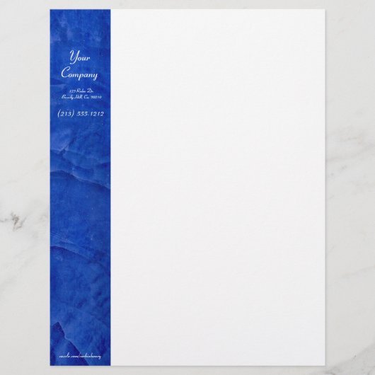 Tuscan Blue Letterhead (Front)