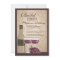 Tuscan Bridal Shower Wine Themed Invitation