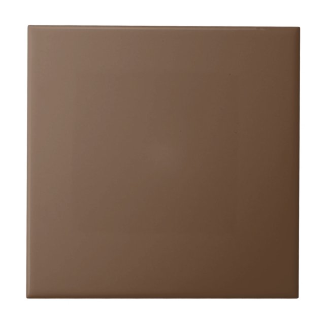 Tuscan Brown Solid Colour Tile (Front)