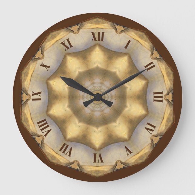 Tuscan Color Retro ~ Large Clock (Front)