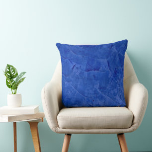 Tuscan Dark Blue Throw Pillows