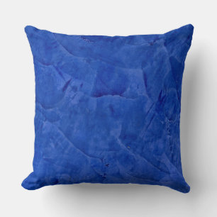 Tuscan Dark Blue Throw Pillows