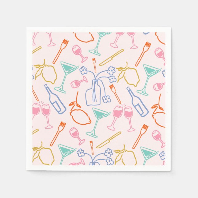 Tuscan Evening Napkins (Front)