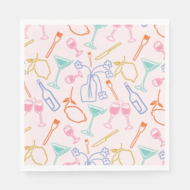 Tuscan Evening Napkins (Front)