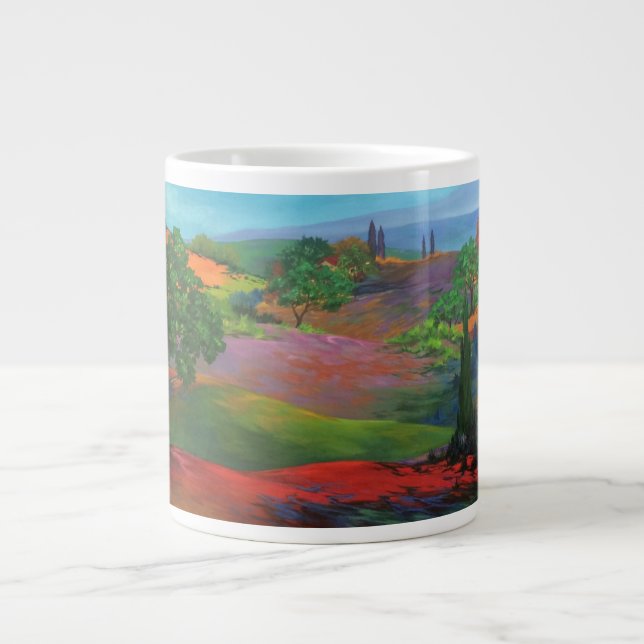 Tuscan Fantasy Giant Coffee Mug (Front)