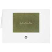 Tuscan Green Blank Cards (Back Horizontal)