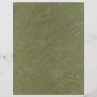 Tuscan Green Faux Finish Paper Sheet