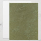 Tuscan Green Faux Finish Paper Sheet (Front/Back)