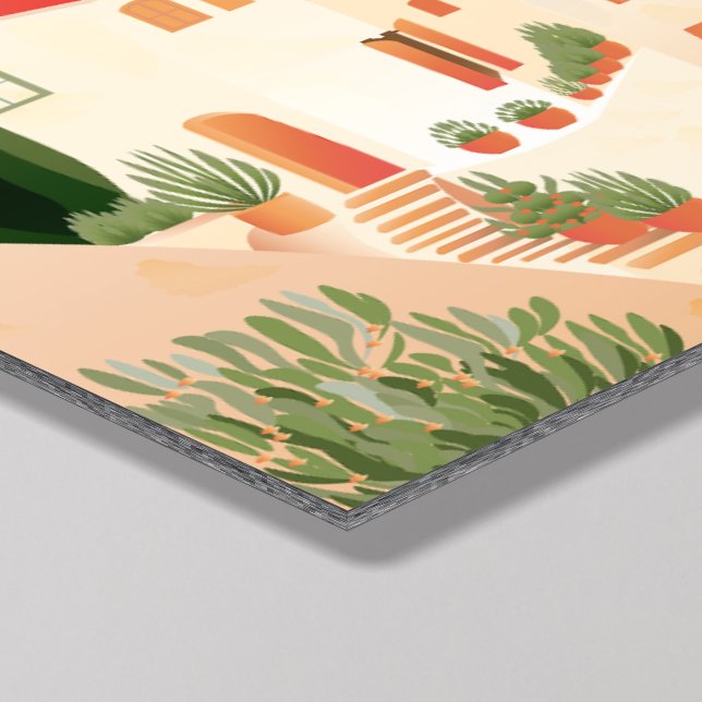 Tuscan Harmony – Feng Shui Inspired Home Acrylic Photo Tile (Detailed)