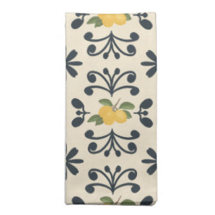 Tuscan Lemon Grove Ornamental Lemon Cloth Napkins
