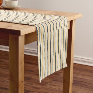 Tuscan Lemon Grove Painted Stripe Table Runner