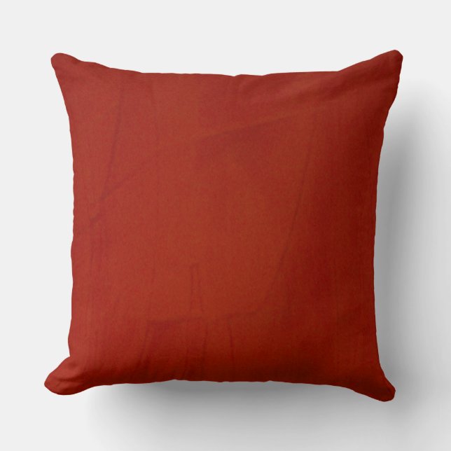 Tuscan Marsala Throw Pillow (Front)