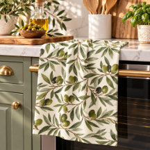 Tuscan Mediterranean Olive Grove Pattern