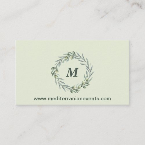 Tuscan Olive Garden Business Card