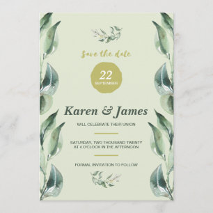 Tuscan Olive Garden Save The Date Photo