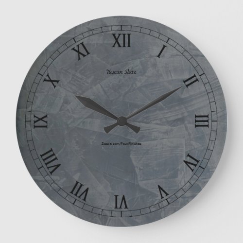 Tuscan Slate Pinterest Wall Clock