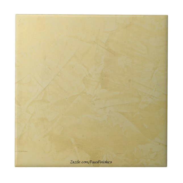 Tuscan Sun Venetian Plaster Ceramic Tile (Front)