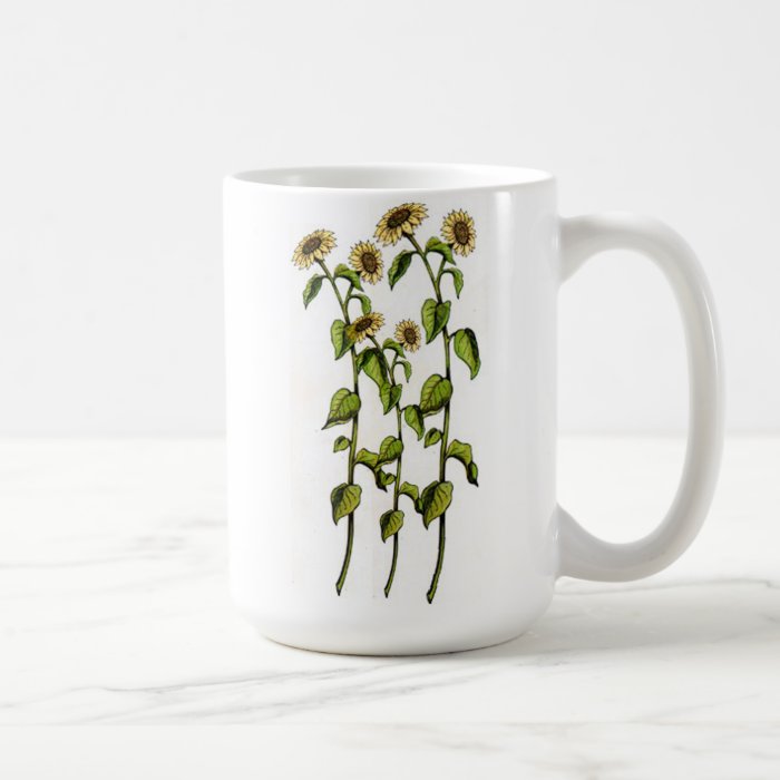 Tuscan Sunflower Coffee Cup Mugs