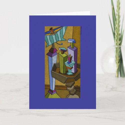 Tuscan Table Setting Greeting Card