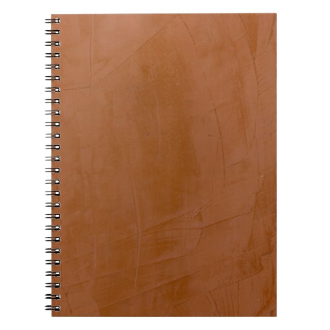 Tuscan Tangerine Faux Finish Notebook (Front)