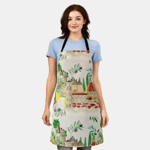 Tuscan,Tuscany,Italy,olives,lemons, Apron