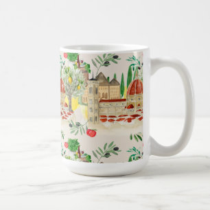 Tuscan,Tuscany,Italy,olives,lemons,tomatoes Coffee Mug
