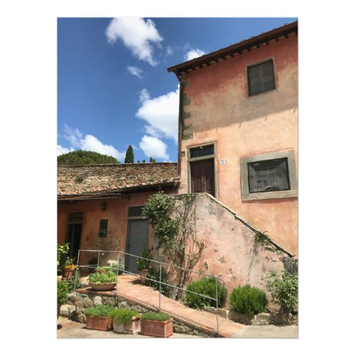 Tuscan Villa in Greve in Chianti Italy Photo Print