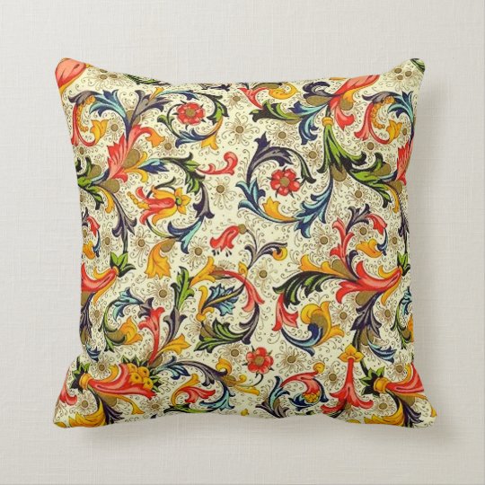 Tuscan Vines Throw Pillow Zazzle Com