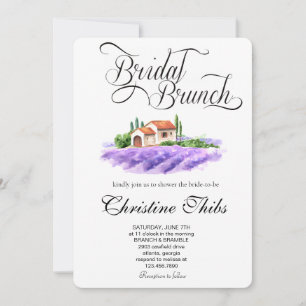 Tuscan Vineyard Bridal Shower Invitation