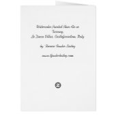 Tuscan Vineyard from Le Docce Villa WATERCOLOR (Back)