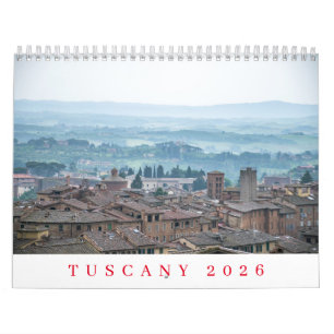 Tuscany 2026 calendar