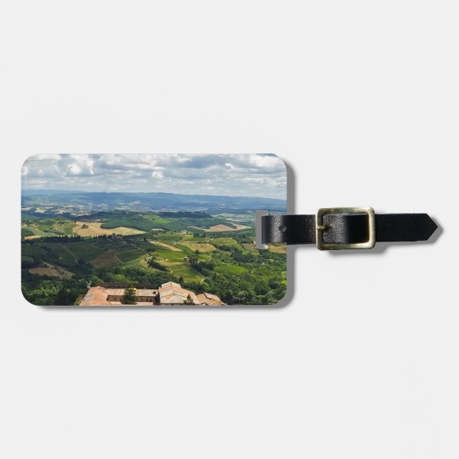 Tuscany 5 luggage tag (Front Horizontal)