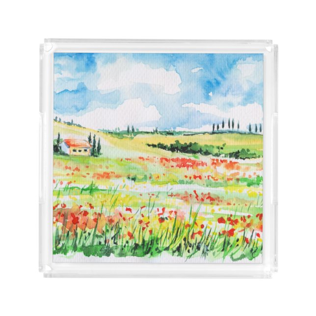 Tuscany Acrylic Tray (Front)