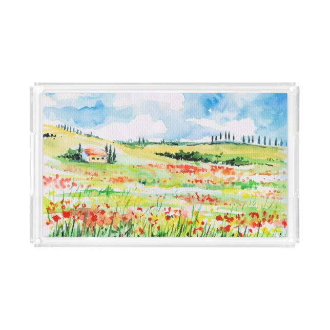 Tuscany Acrylic Tray (Front)